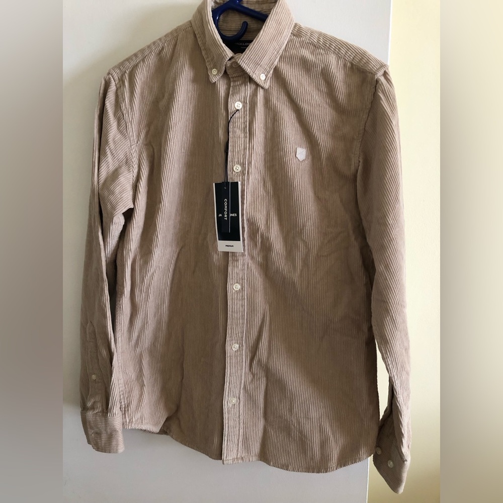 Jack and Jones corduroy long sleeves fall shirt